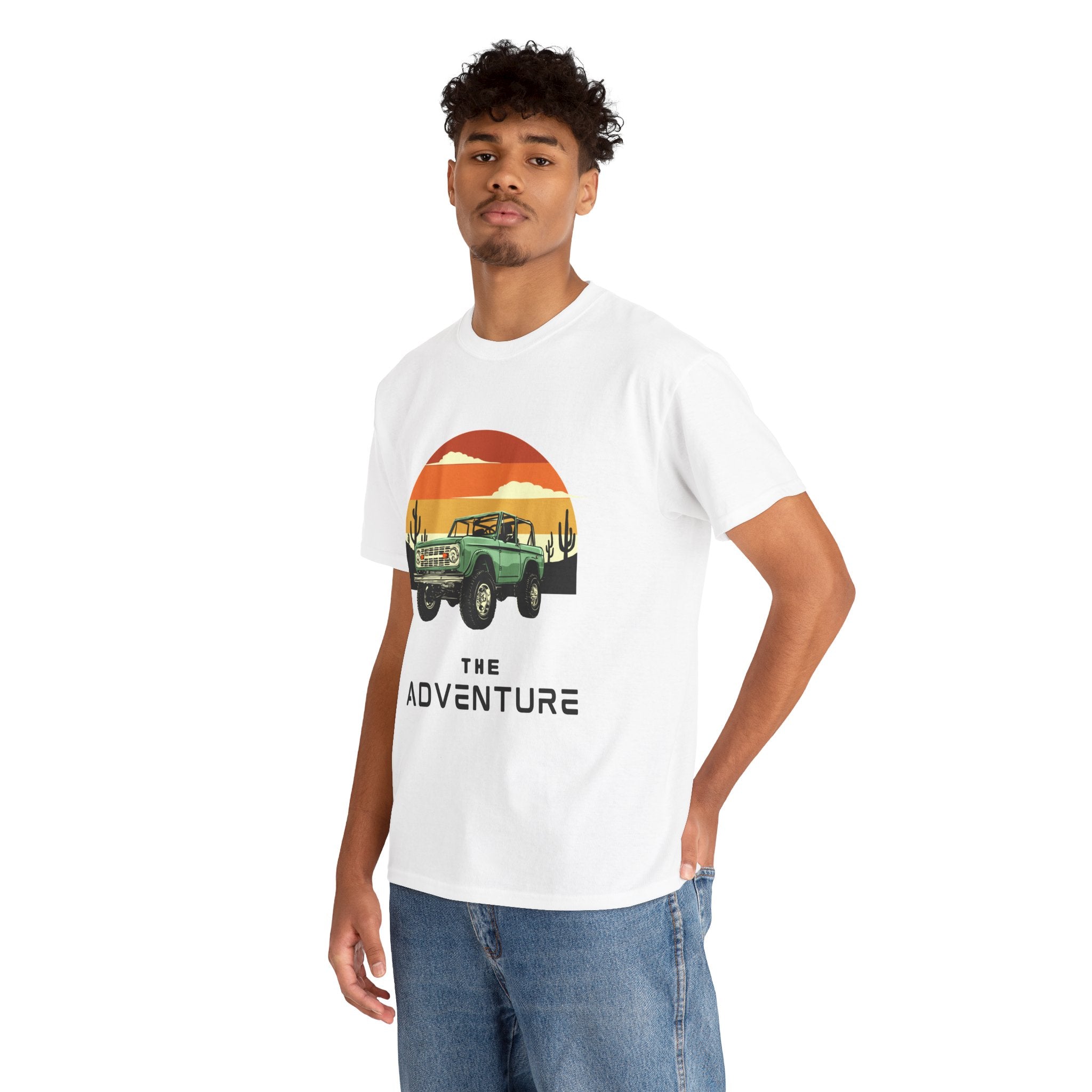 Adventure Vintage Truck T‑Shirt — Retro Sunset Off‑Road Tee