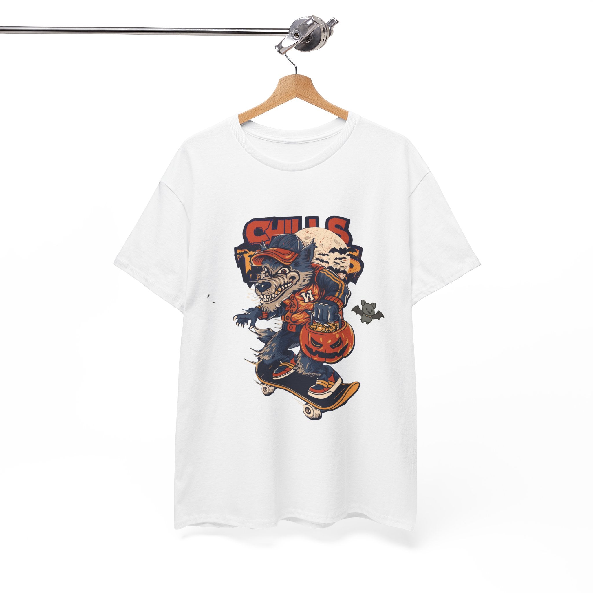 Trick-or-Treat Pumpkin Skateboard Tee