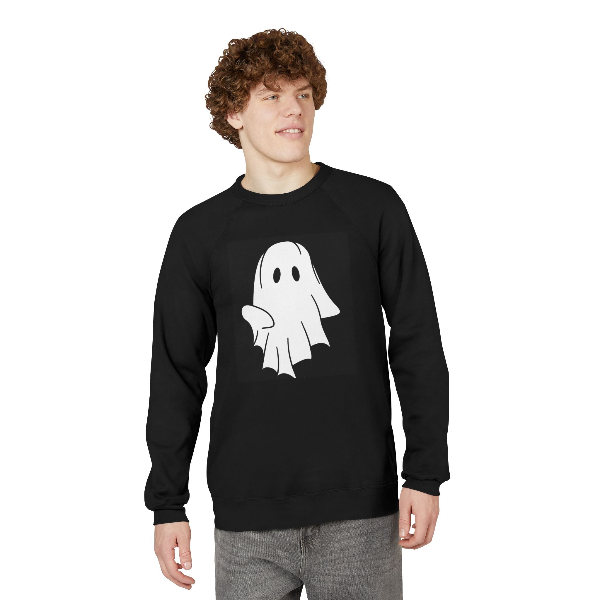 Cute Ghost Graphic Sweatshirt