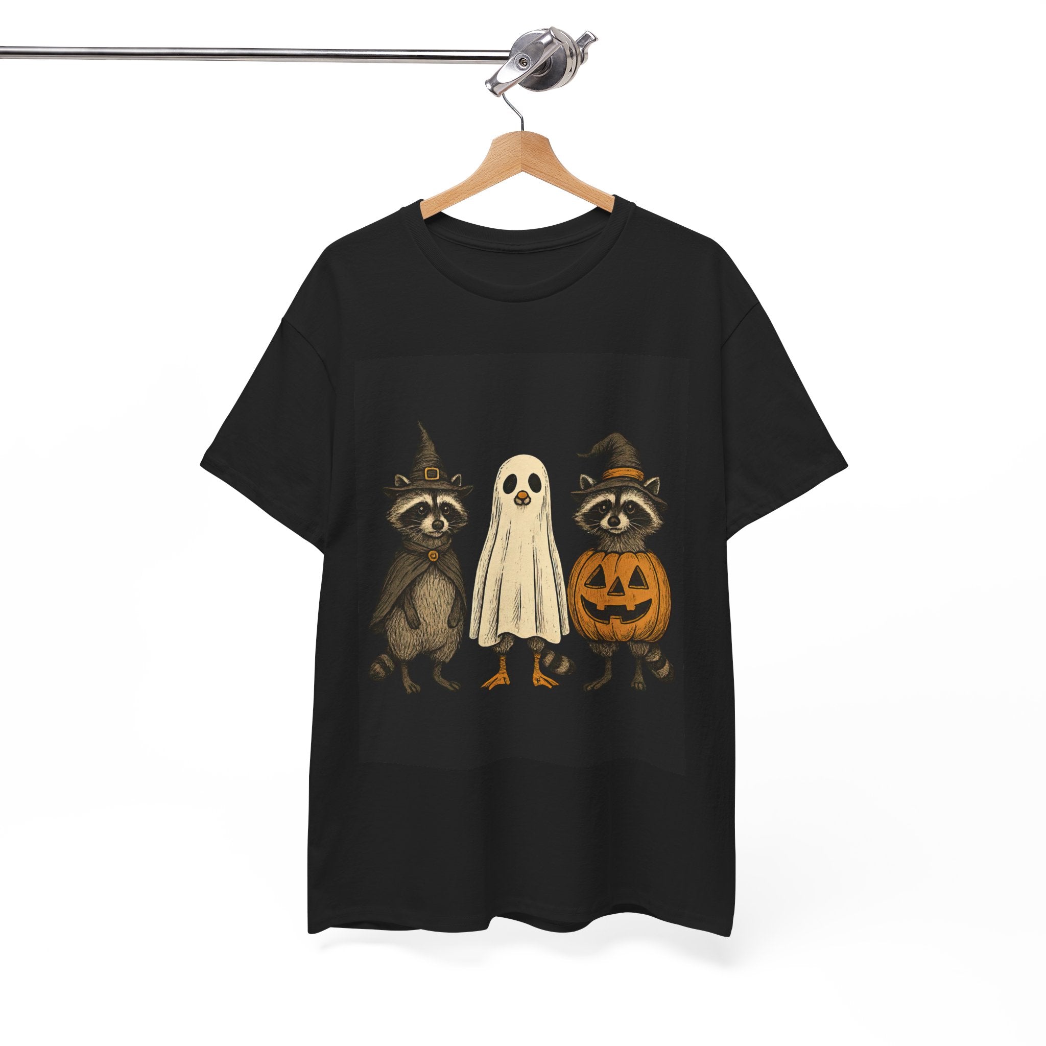 Raccoon Trio & Jack-O'-Lantern Tee