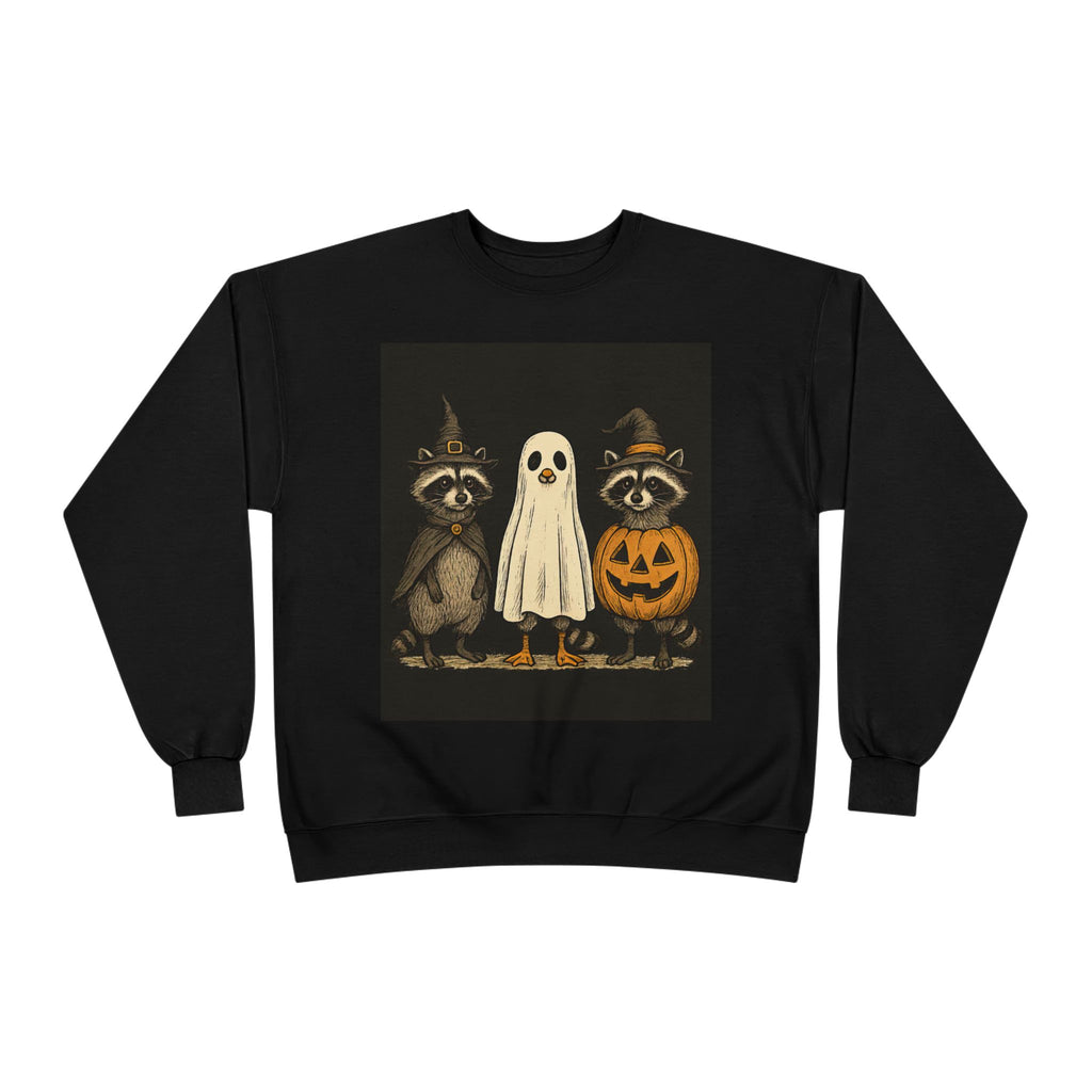 Cute Ghost & Pumpkin Costume Crewneck