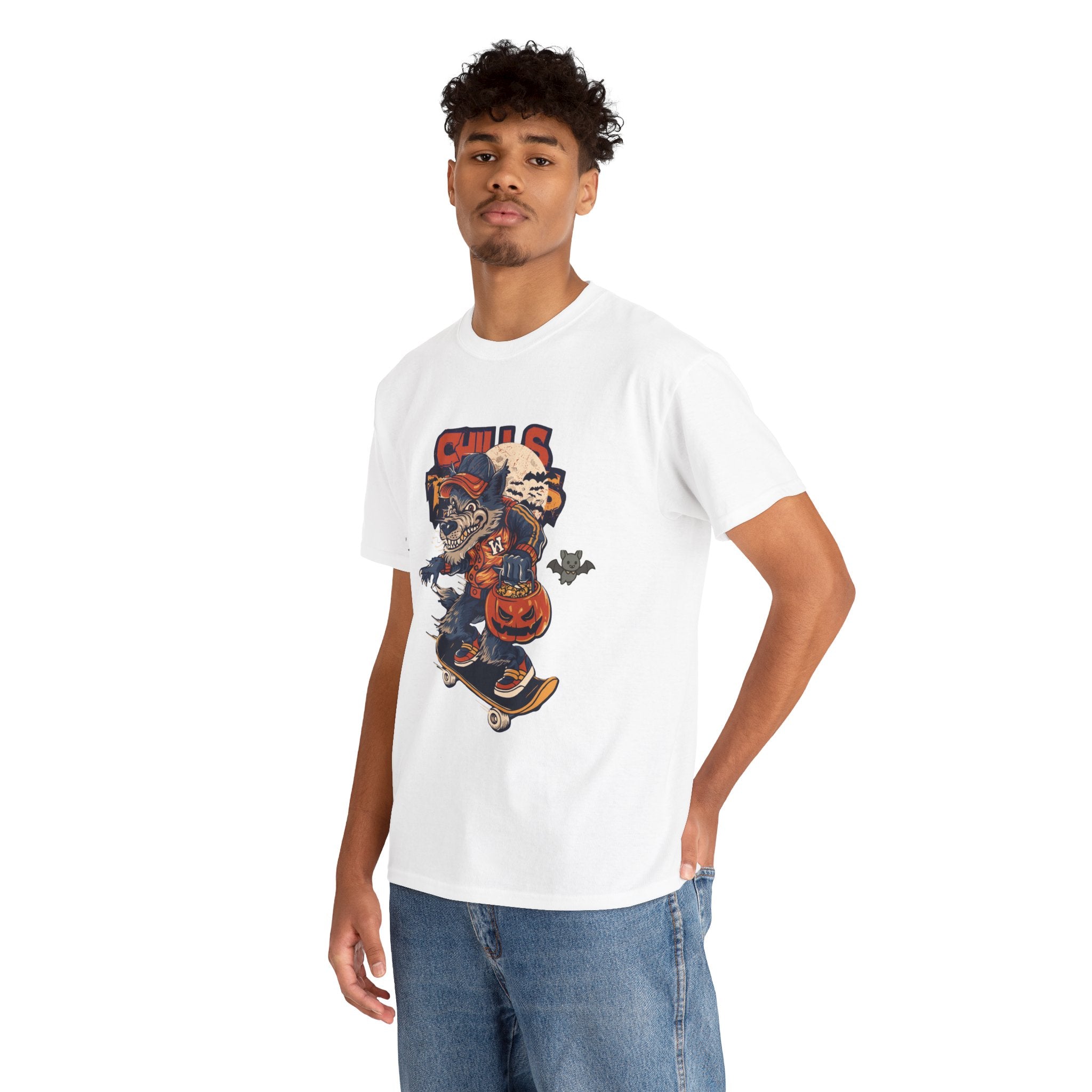 Trick-or-Treat Pumpkin Skateboard Tee