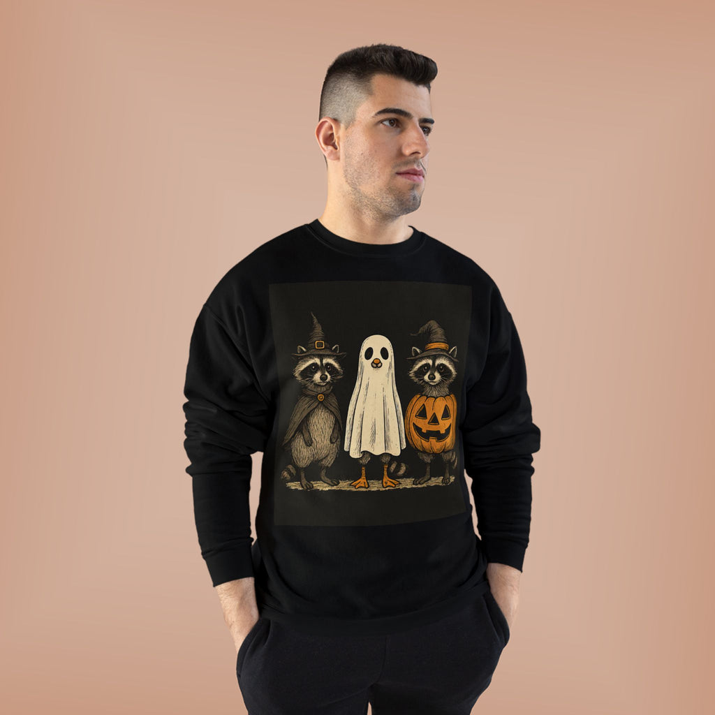Cute Ghost & Pumpkin Costume Crewneck