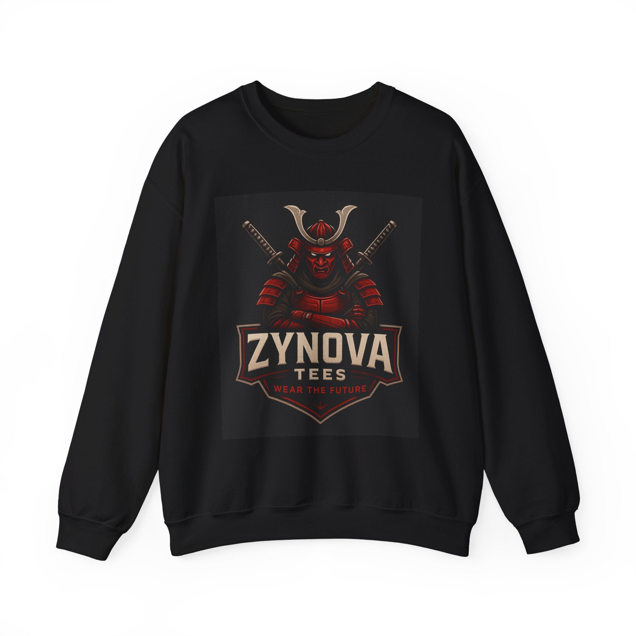 Samurai Crewneck Sweatshirt — Zynova Tees Logo