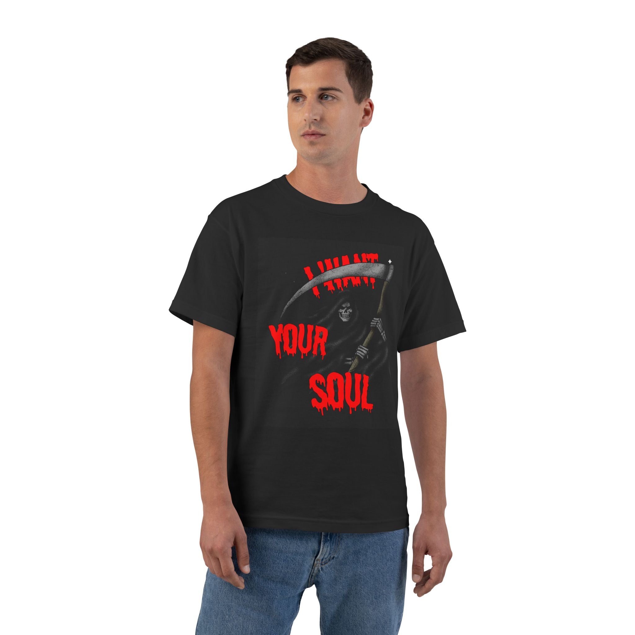 Reaper "I Want Your Soul" Graphic T-Shirt