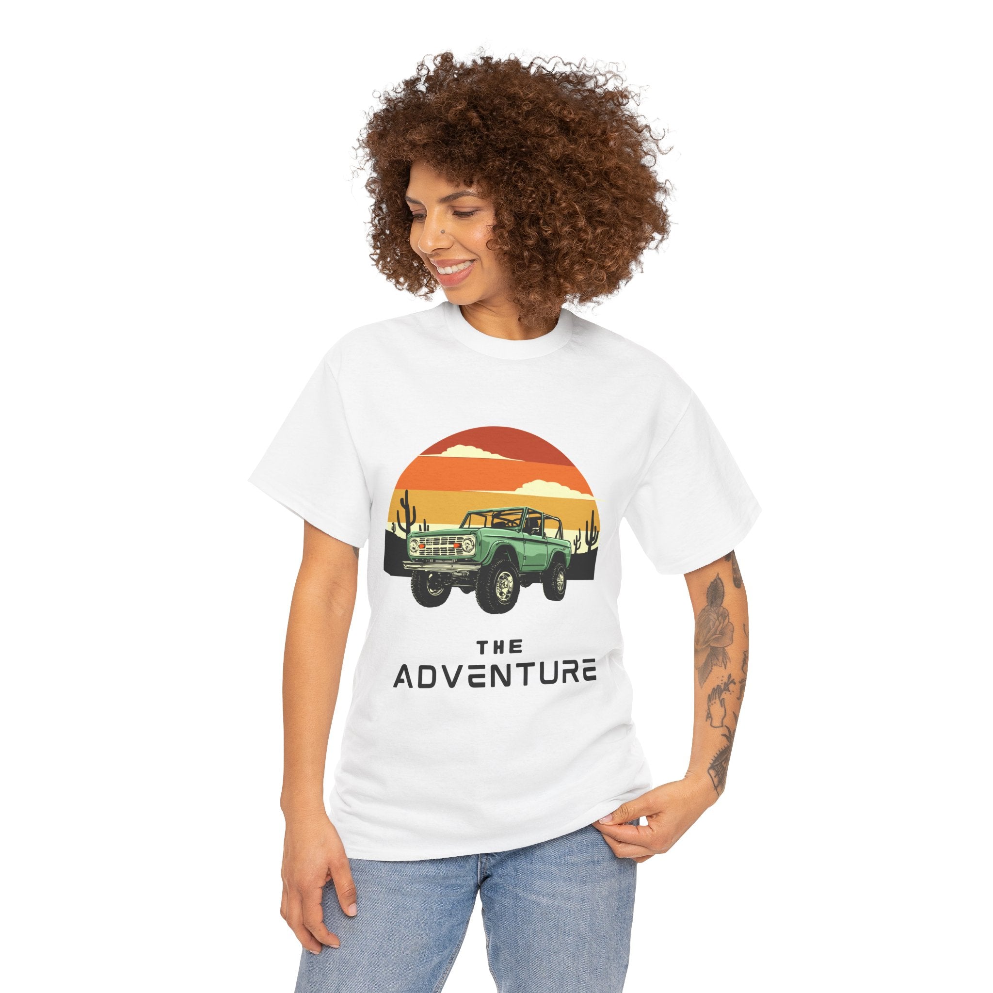 Adventure Vintage Truck T‑Shirt — Retro Sunset Off‑Road Tee