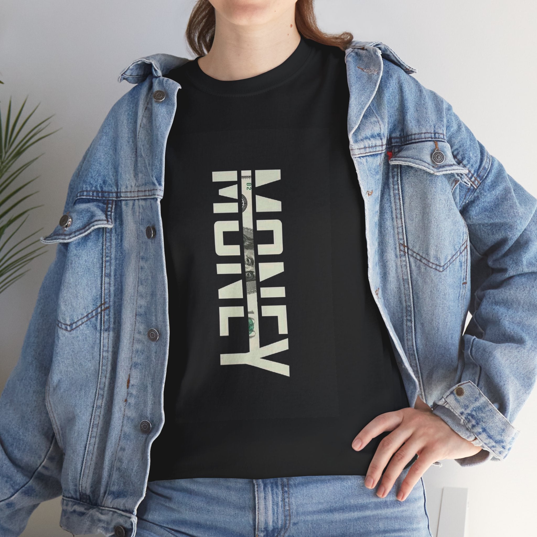 T-Shirt — Vertical 'MONEY'