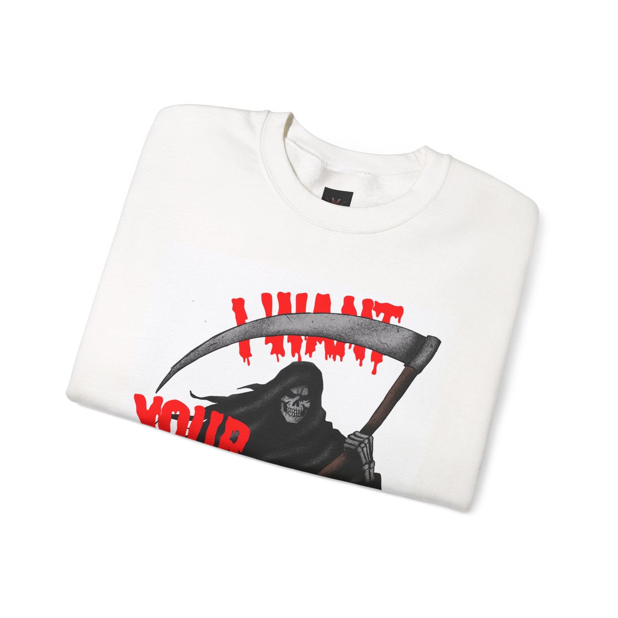 Grim Reaper "I Want Your Soul" Crewneck Sweatshirt