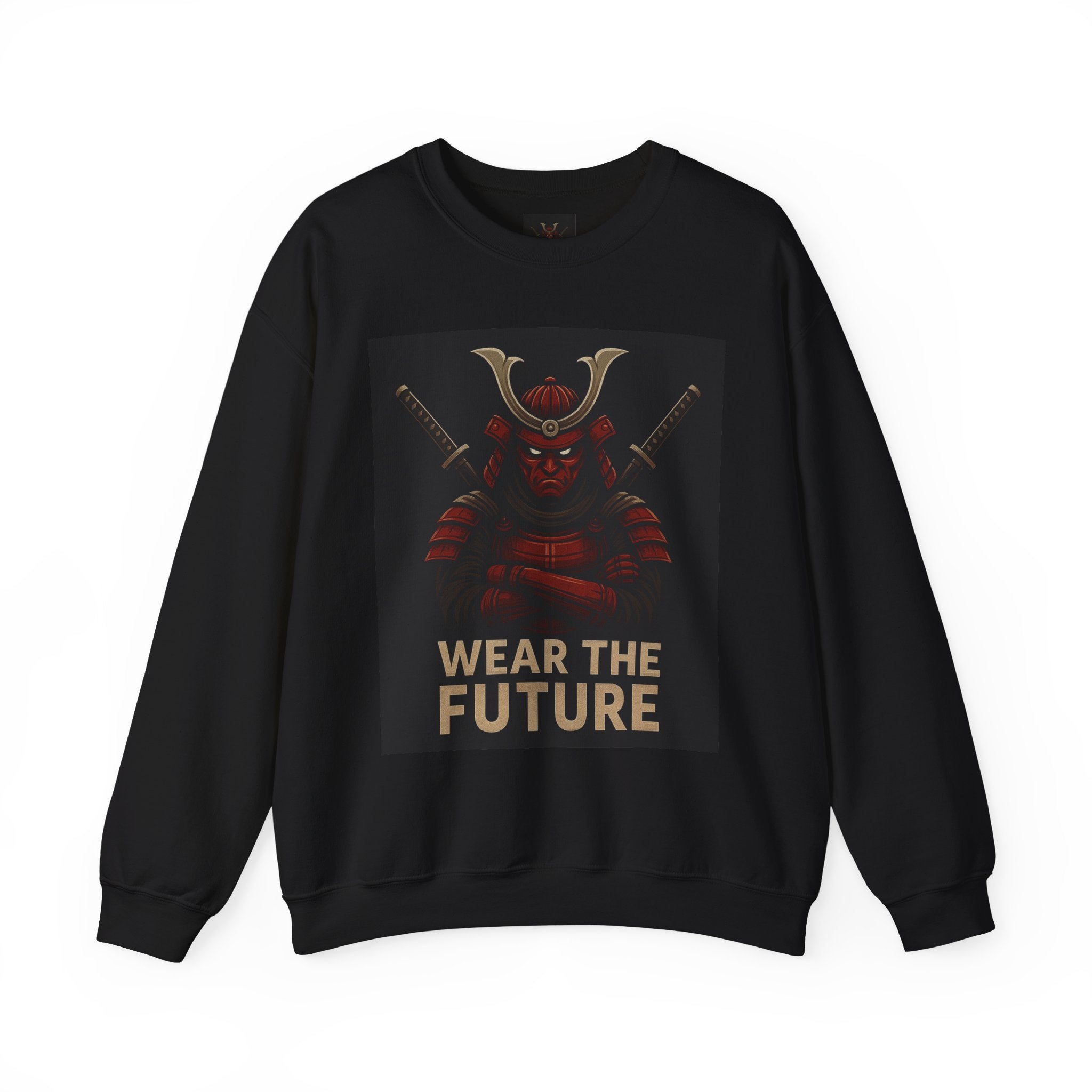 Samurai Demon Sweatshirt — 'Wear The Future' Graphic Crewneck