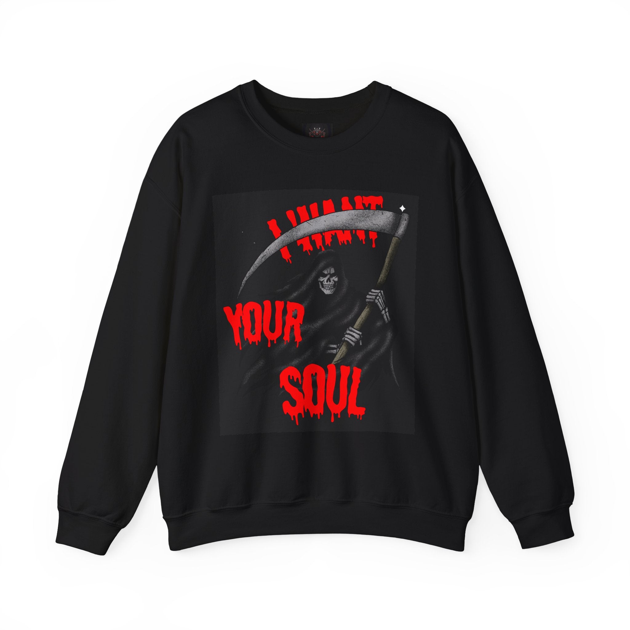 Grim Reaper "I Want Your Soul" Crewneck Sweatshirt
